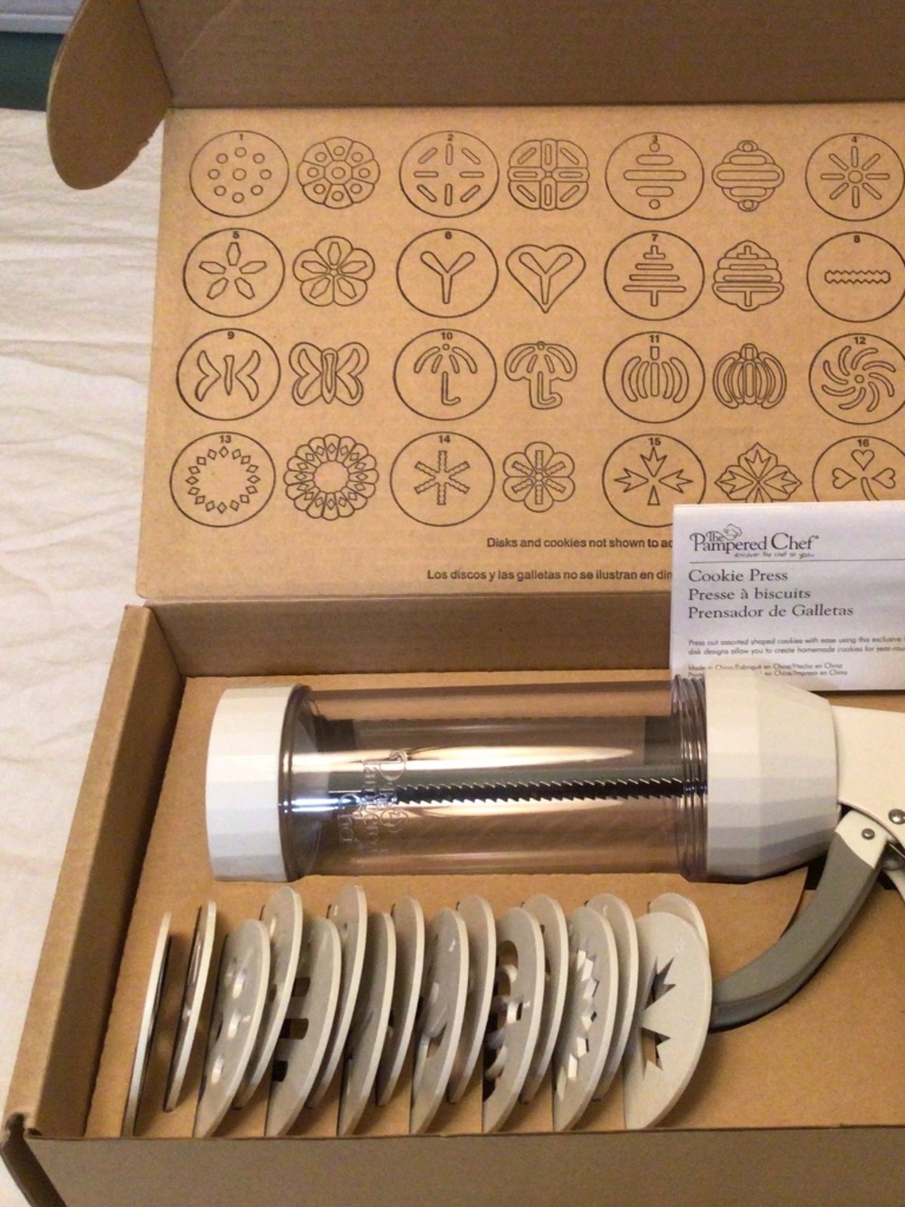 Pampered Chef cookie press